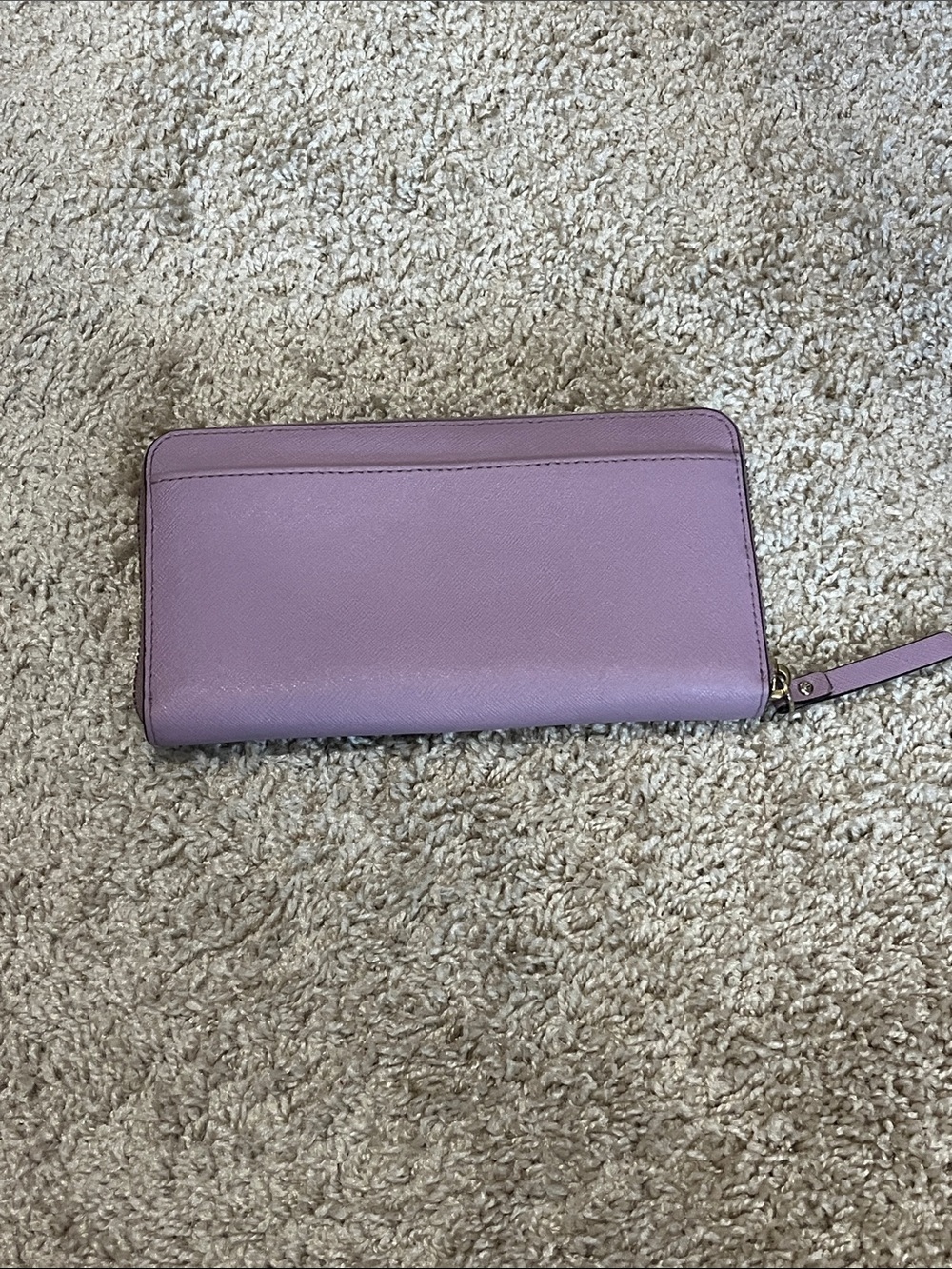 kate spade lavender zip-around leather wallet - Picture 2 of 3